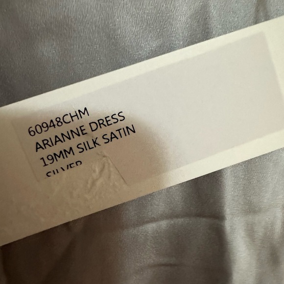 NWT L’AGENCE Adrianne Silk Satin Dress Size 2 - Picture 9 of 12